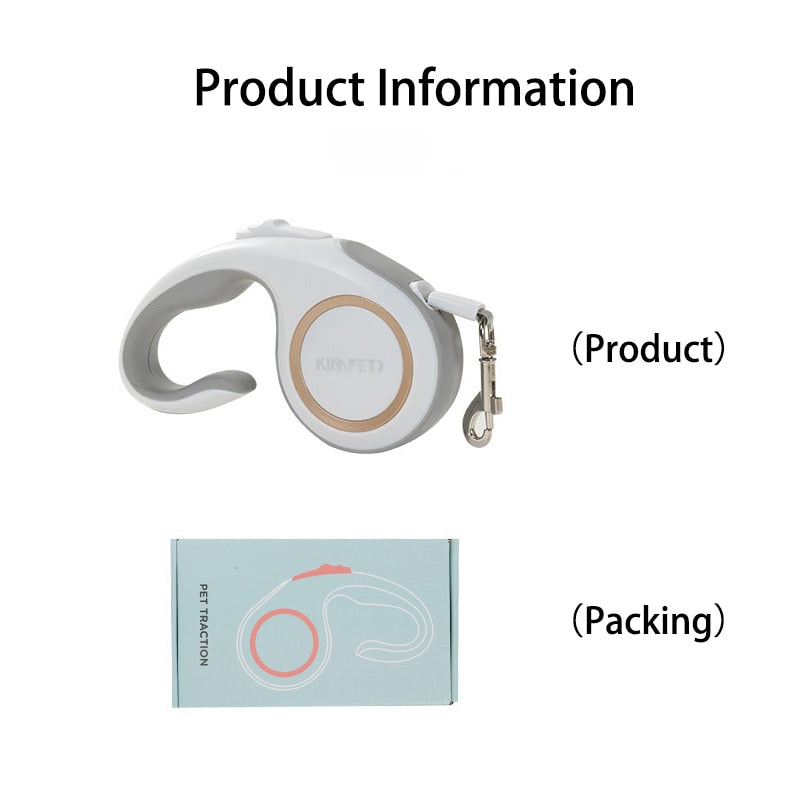 Kimpets 3M 5M Retractable Traction Rope Dog Lead