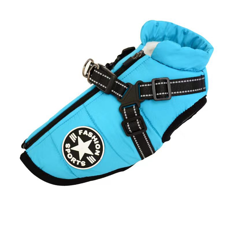 Dog Jacket With Harness Warm & Waterproof