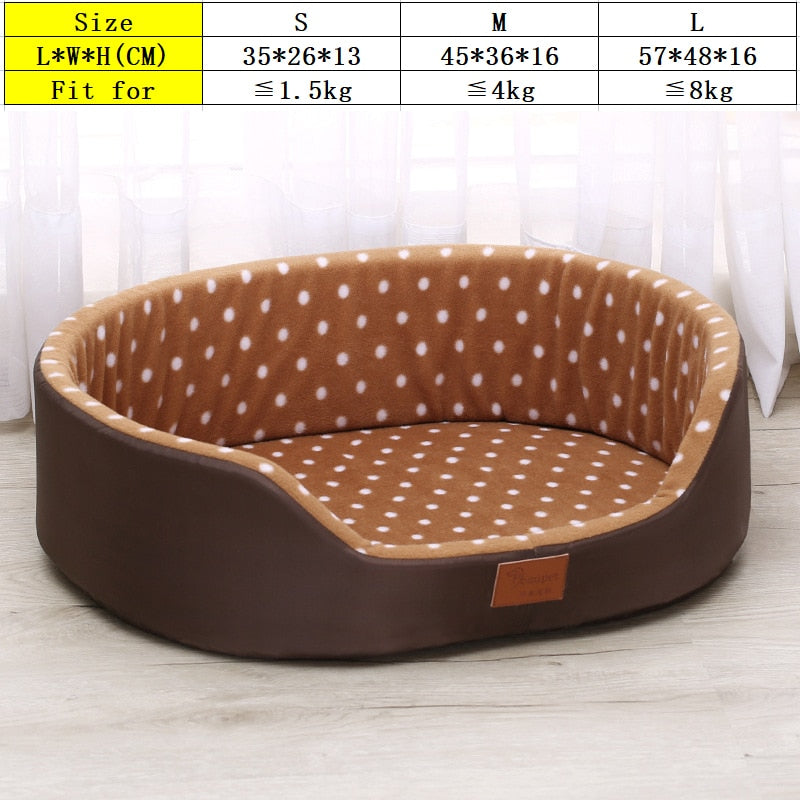 Soft Double-Side Dog Bed for Big Dogs Warm Comfortable Sofa