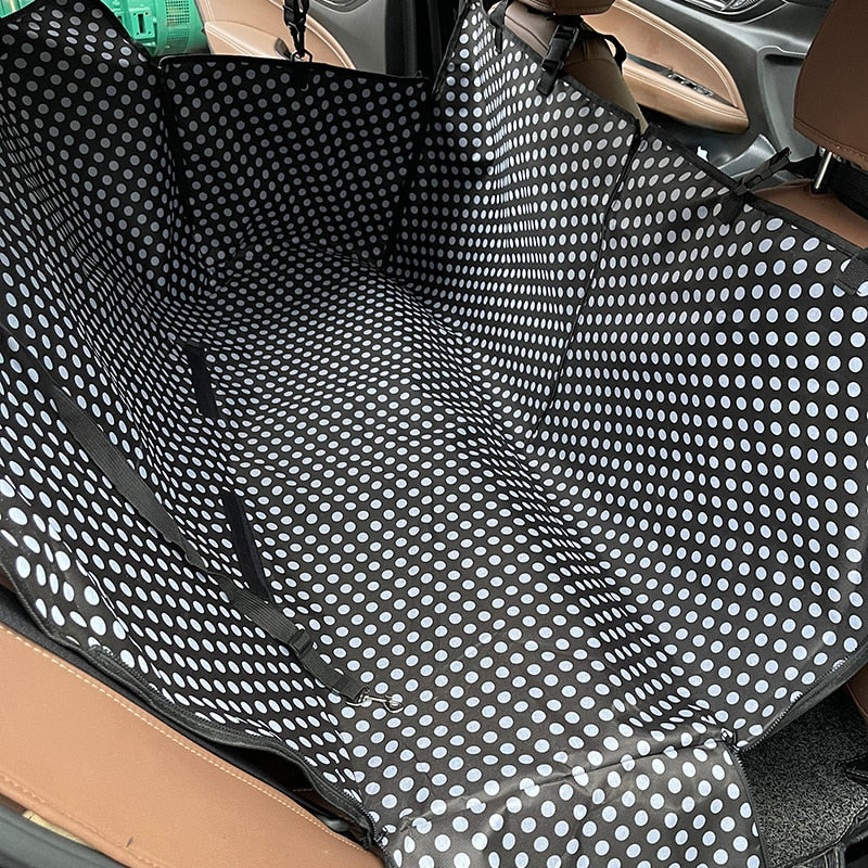 Waterproof Rear Car Back Seat Cover with Safety Belt
