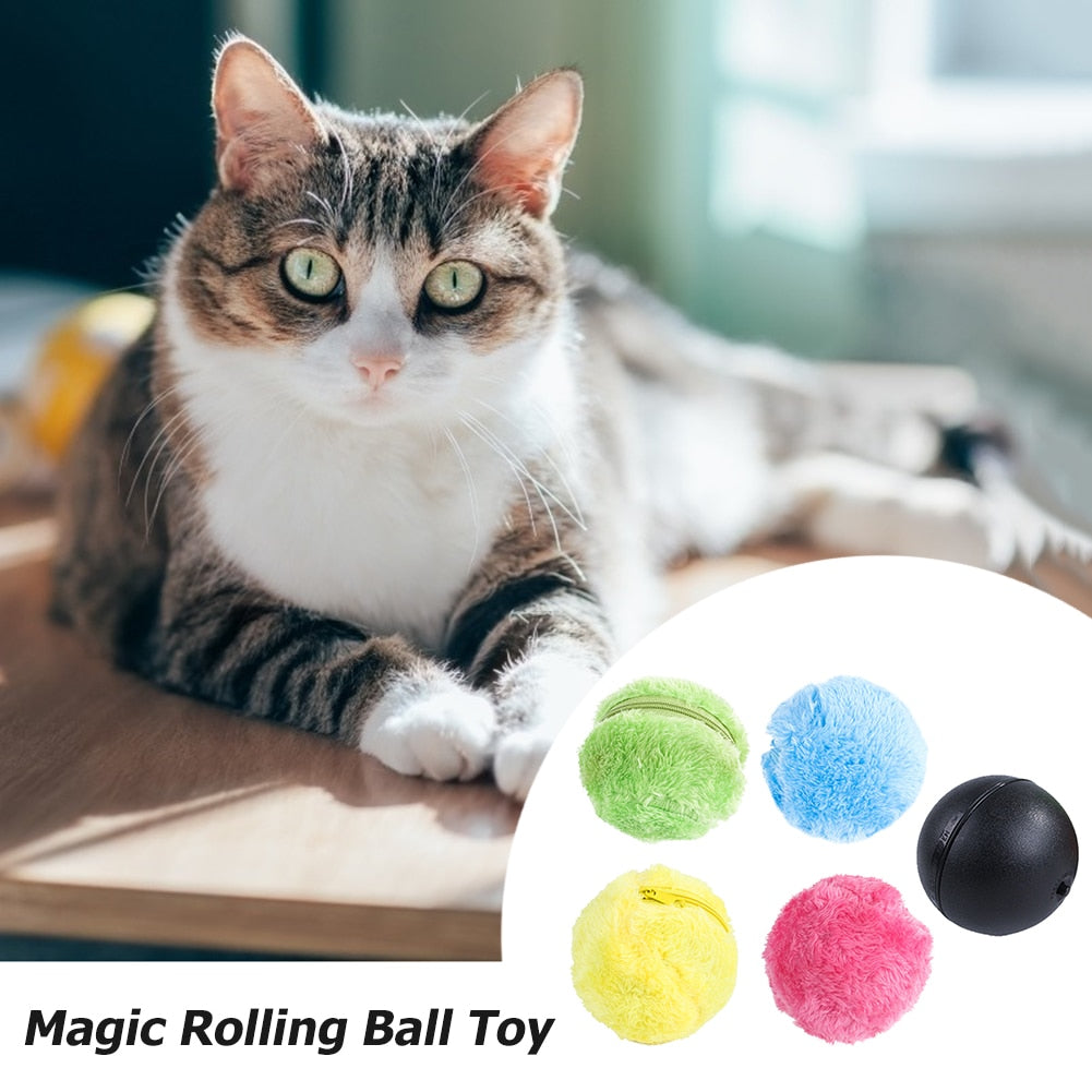 Magic Roller Ball Activation Automatic Ball Dog Cat Interactive Funny Chew