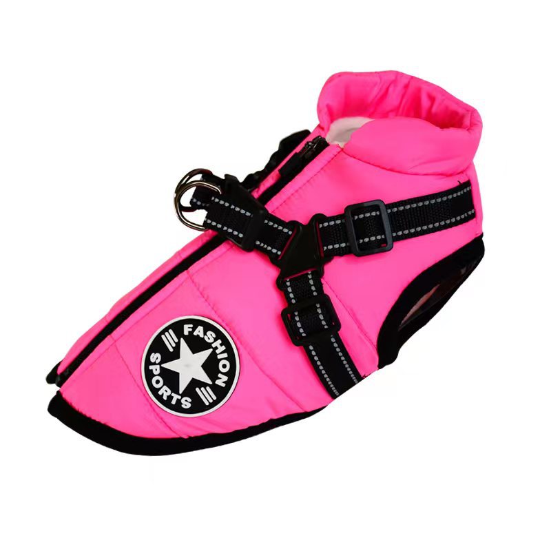 Dog Jacket With Harness Warm & Waterproof