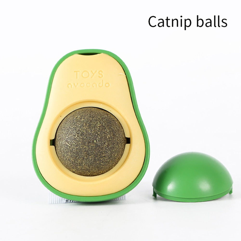 100% All Natural Catnip Wall Ball to Clean Mouths & Promote Digestion