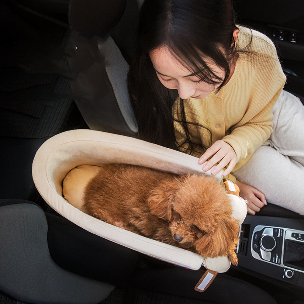 Portable Dog Bed for Travel and Car Safety