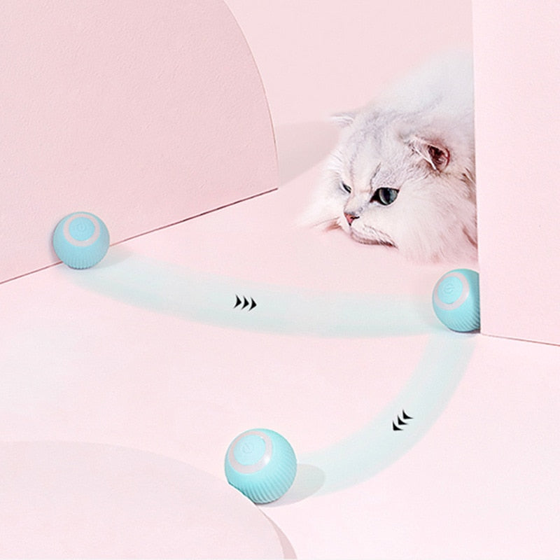 Smart Cat Toys Automatic Rolling Ball Electric Cat Toys Interactive For Cats