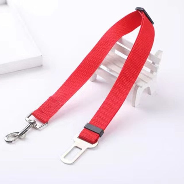 Dog Lead Car Seat Belt Adjustable Safety Travel Clip