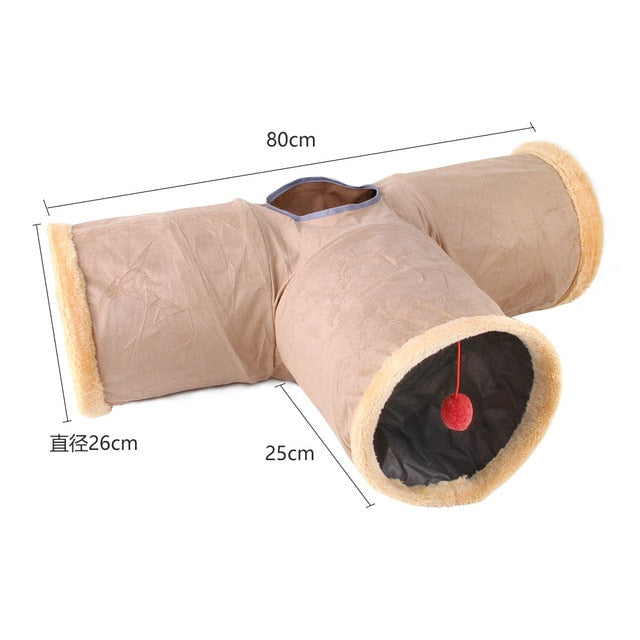 Cats Fold-able Tunnel Interactive Fun Toy