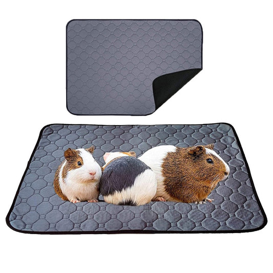 Small Pet and Rodent Cage Liner Waterproof Anti Slip Bedding Mat Highly Absorbent Pee Pad