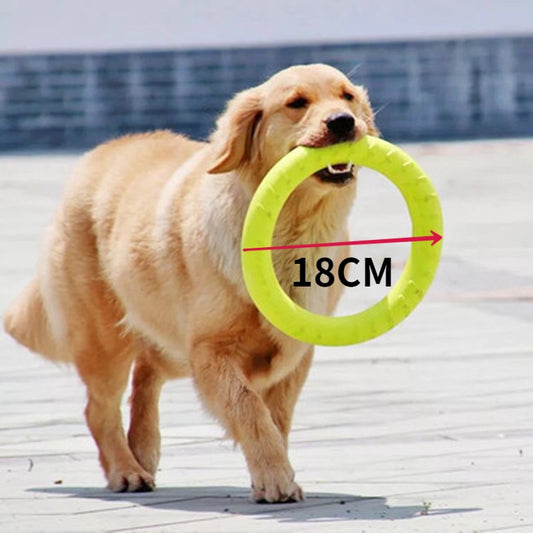 Rubber Throwing Ring For Dogs(Size: 18cm/Weight: 60g)