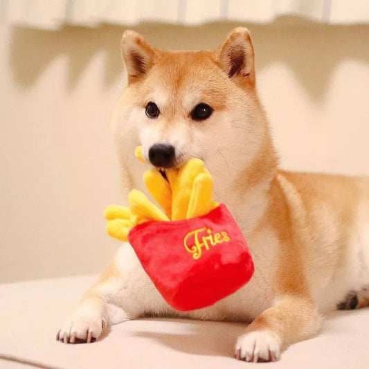 Funny Dogs Squeaky Fast Food Toys