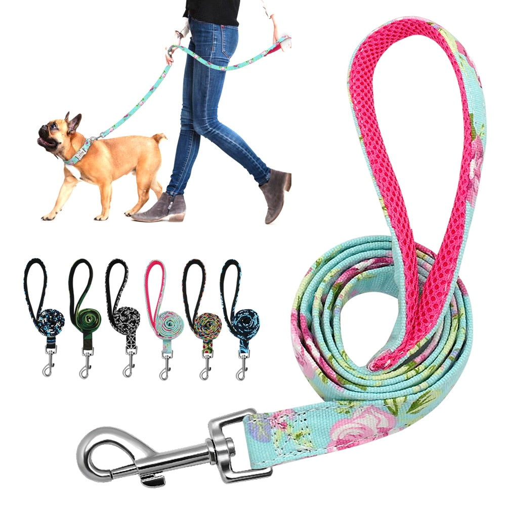 Nylon Padded Dog Lead
