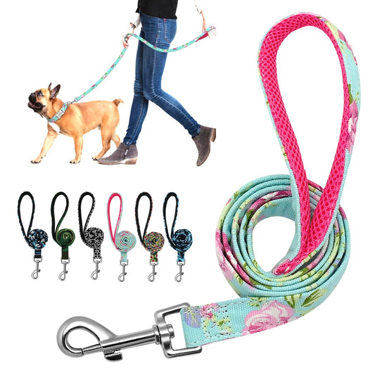Nylon Padded Dog Lead