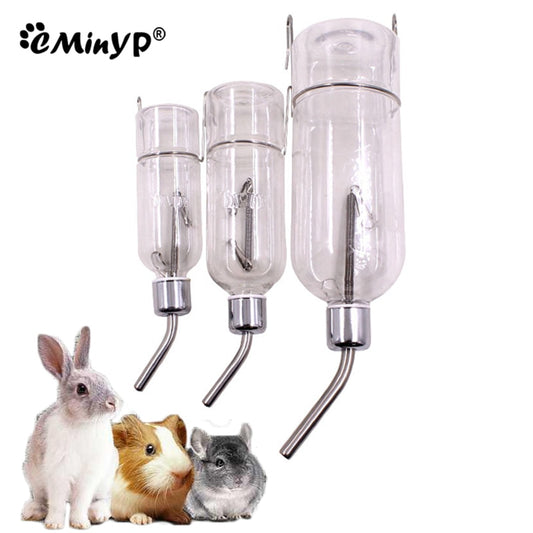 Rodent Water Bottle With Steel Bracket(Available in multiple sizes: 180ML-350ML)