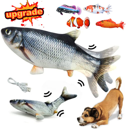 Interactive Electronic Floppy Fish Toys for Dogs