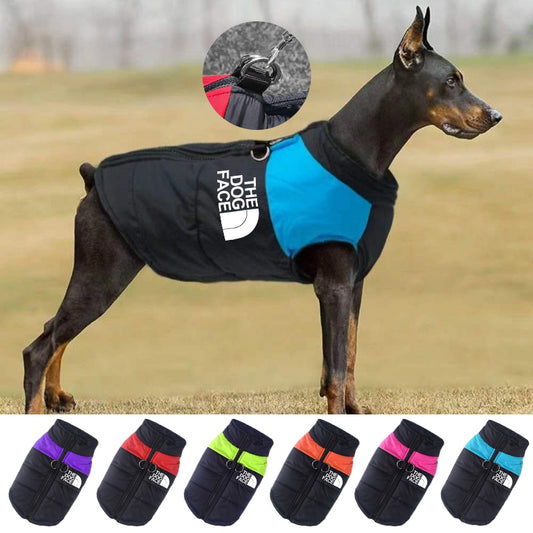 The Dog Face Waterproof Warm Dog Padded Zipper Jacket