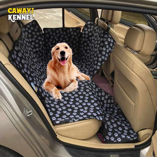 Waterproof Rear Car Back Seat Cover with Safety Belt