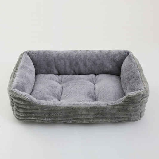 Plush Medium/Small Dog Calming Dog Bed
