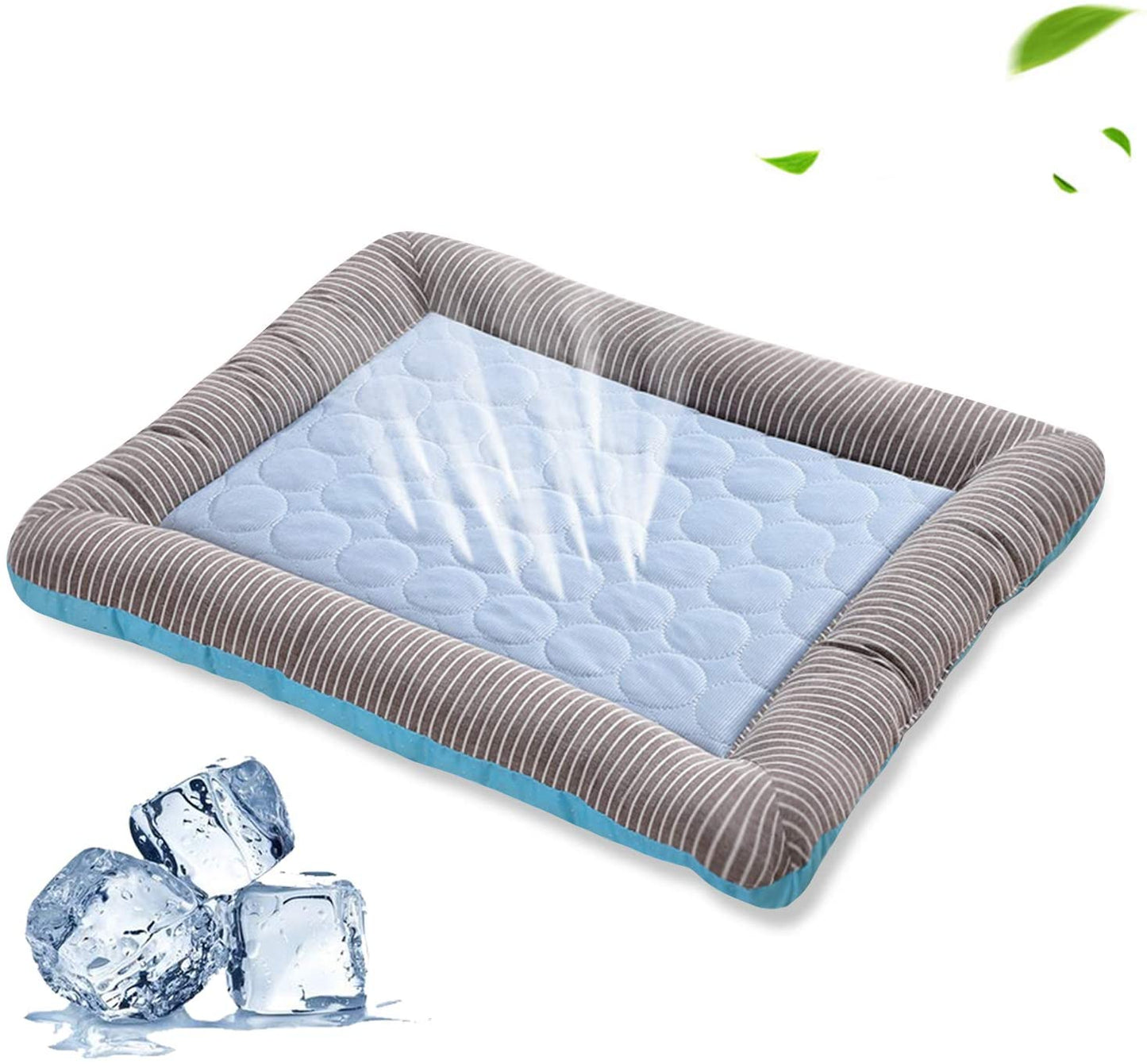 Cooling Pad Bed for Dogs Cats Puppies & Kittens Silk Material Soft for Summer Sleeping Pink Blue Breathable