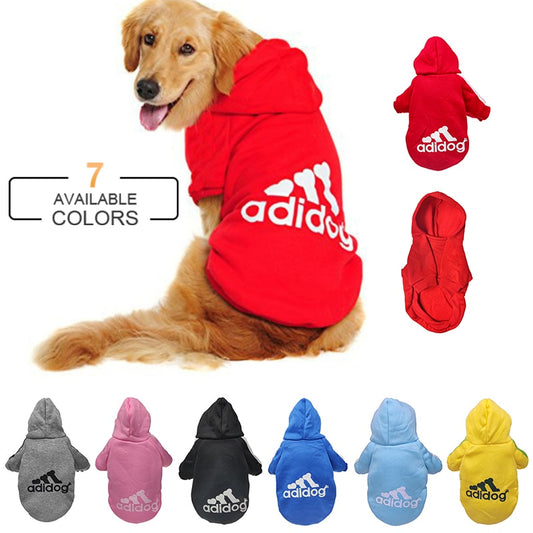 Soft Fleece Dogs Sports Wear Hoodies Warm Sweatshirt