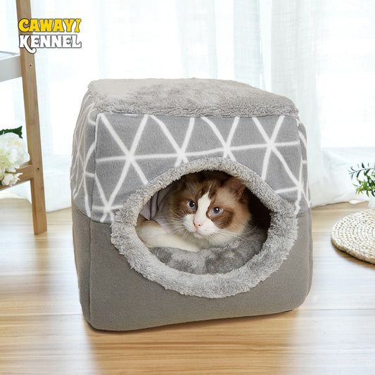 Soft House Bed for Dogs Cats & Small Animals