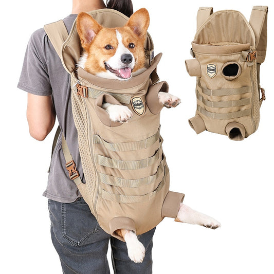 Front Dog Backpack Designer Shoulder Carrier Bag For Hiking Outdoors & Traveling