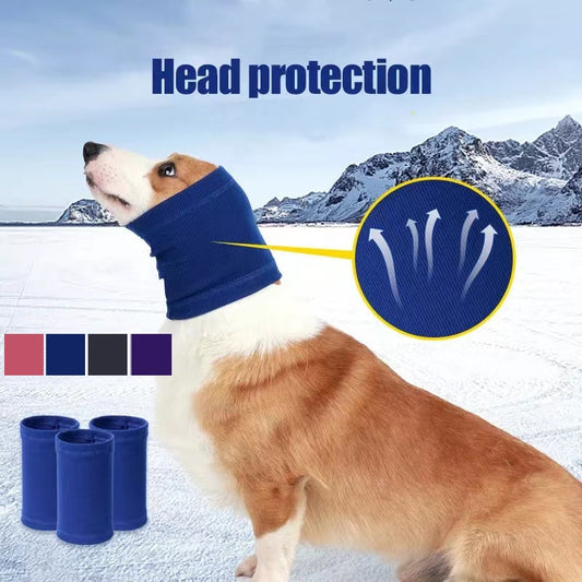 Dog Grooming Earmuff & Warm Headband To Cover Neck & Ears Noise Canceling Soundproof Anxiety Head Sleeve