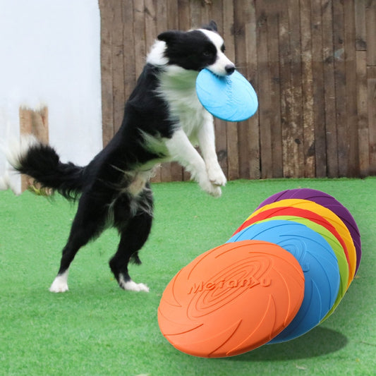 Dog Flying Disk Toy Silicone Material Environmentally Friendly Anti-Chew