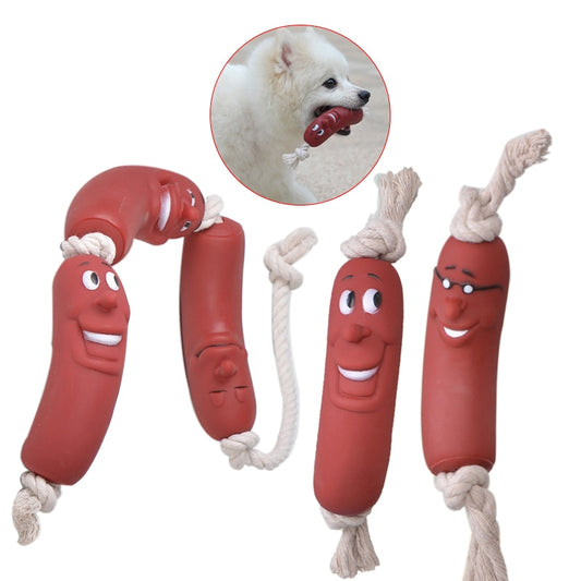 Dog Toys Funny Sausage Shape For Puppies & Dogs