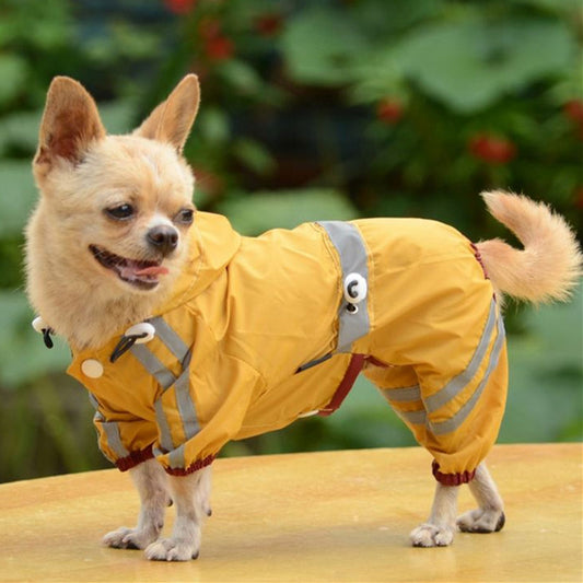 Waterproof Dog Rain Coat Hi Vis Reflective Jacket