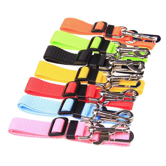 Dog Lead Car Seat Belt Adjustable Safety Travel Clip